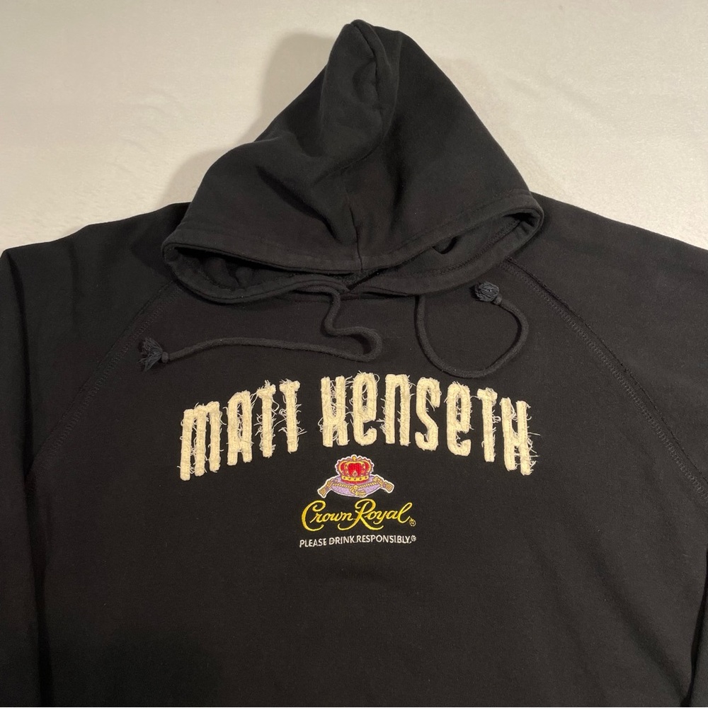 Chase Authentics Matt Kenseth Crown Royal Pullover Hoodie Size Large
